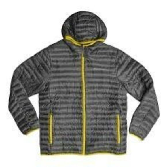 Eddie Bauer Men's Size M Travex Eb 700 Goose Down Puffer Jacket Black Winter - Picture 1 of 13